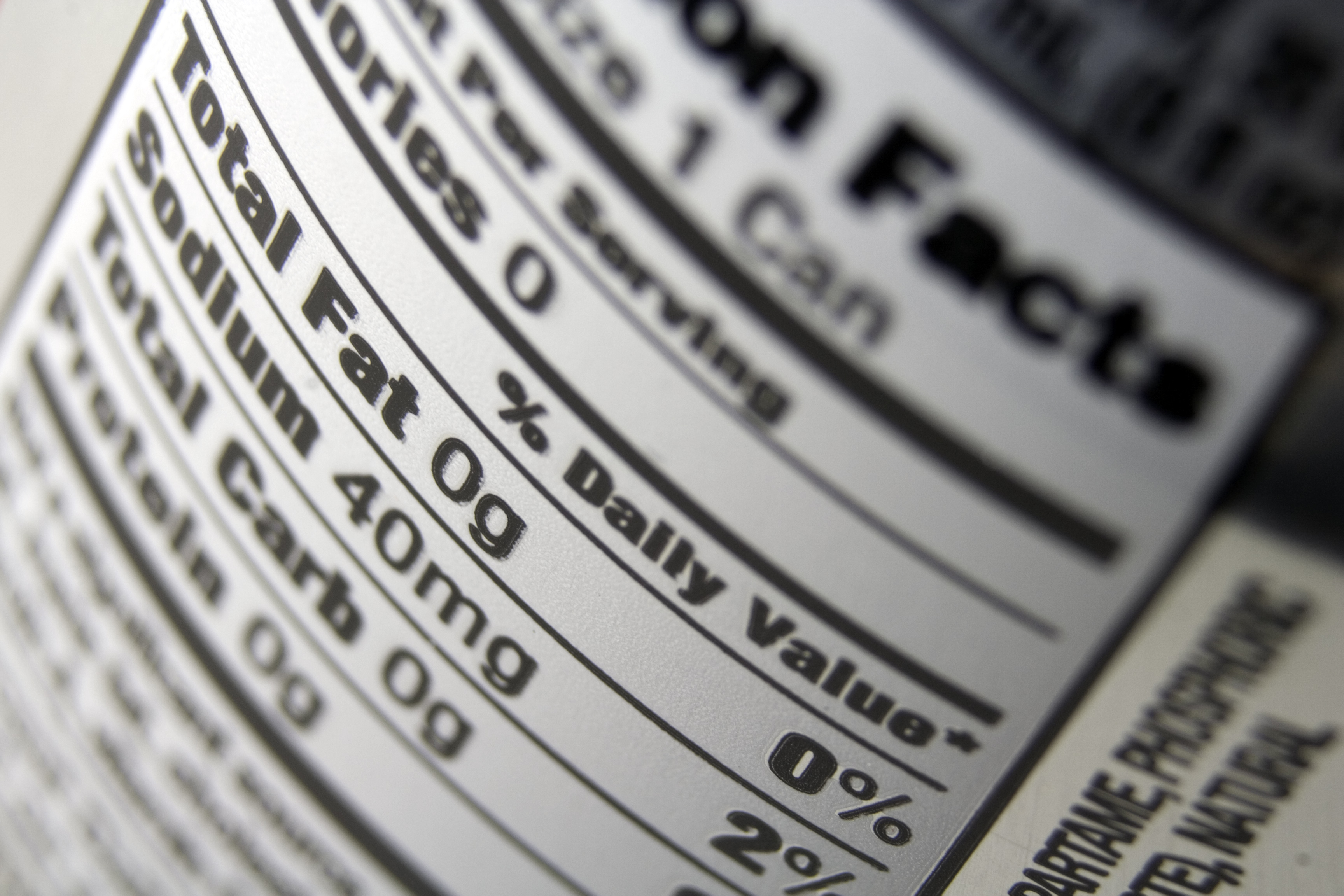 nutritional label, labeling transparency