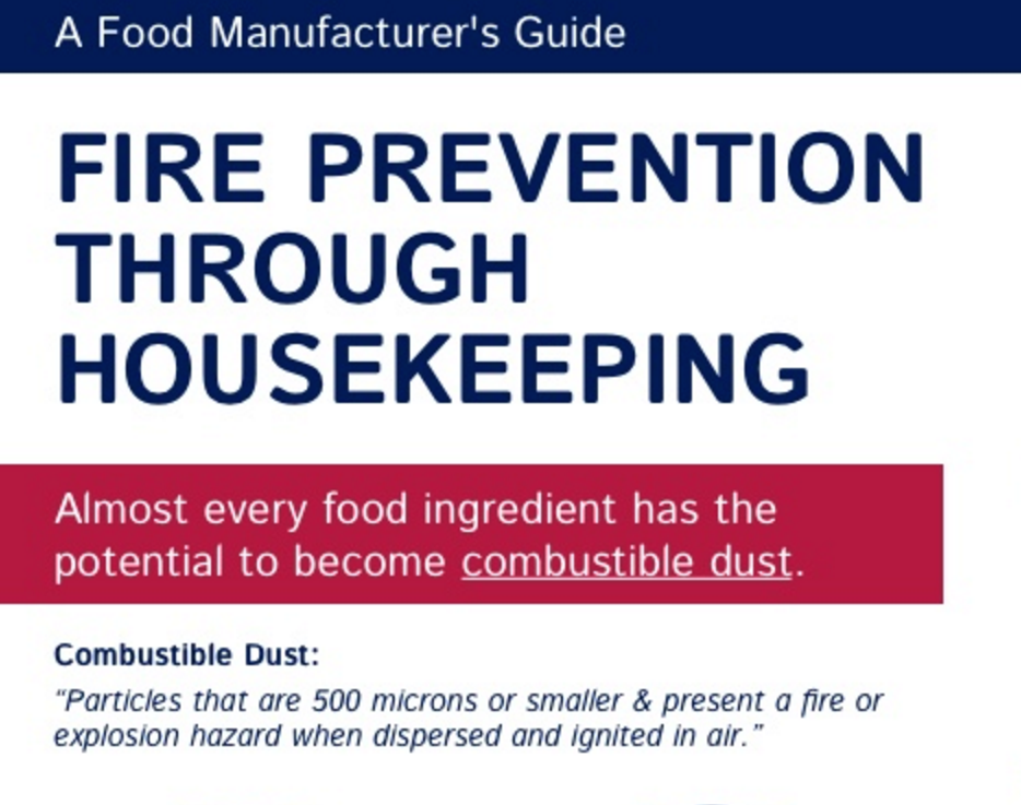 NFPA Codes for Food Manufacturing