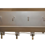 Unitherm Pioneers E-Commerce for Food Processing Equipment with New Online Store for Sanitary Control Products Knee-operated hand-washing sink