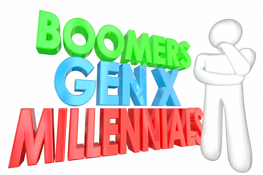 Millennials Generation X Baby Boomers