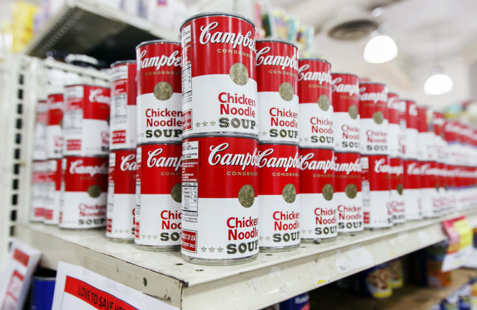 Cans of Campbell's soup