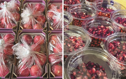 StePac pomegranate packaging