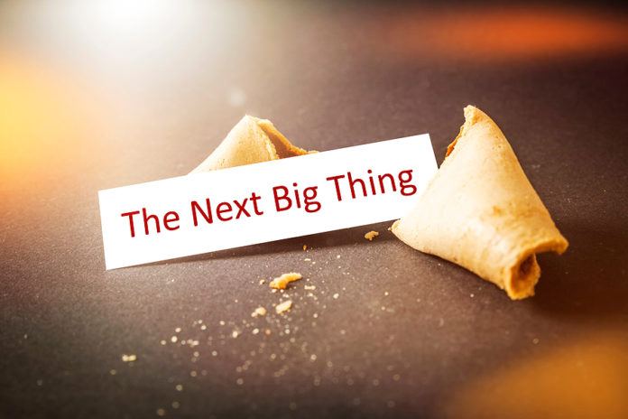 An image of a fortune cookie with message the next big thing