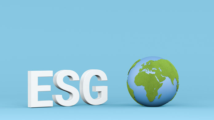 Esg Concept Background. Environmental Social Governance Principl