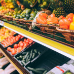 Food Prices Rise 1% in February: CPI Report Close Up, Bell Pepper. Against The Background Of Fruit Vegetable