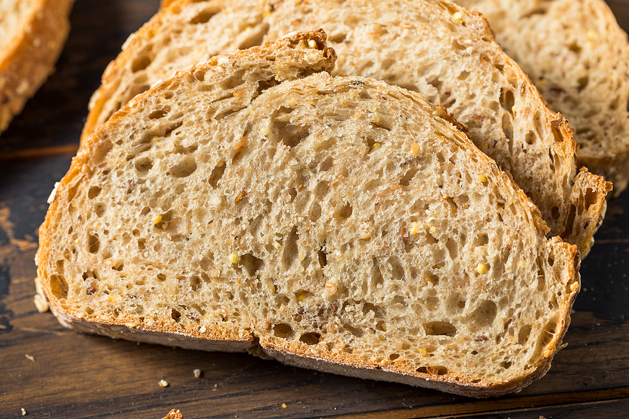 Homemade Fresh Wheat Bread Loaf