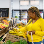 Food Prices Climb 1.0% in June: CPI Report Senior African Woman Buying Fresh Fruits In Supermarket