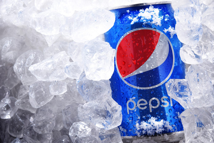 Can Of Pepsi In Crushed Ice