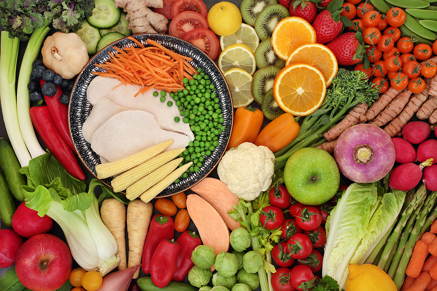 Immune system boosting healthy diet food, health foods high in p