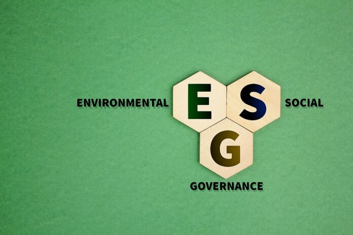 The Letters Esg Or The Word Environmental, Social, And Governanc