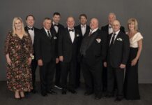 NCSA Inducts 11 Industry Leaders into the Candy Hall of Fame Photo caption (left to right): Robin Gutridge, John Brooks, Jr., Lynn Wieland, Jim Dodge, Dennis Williams, Mike Farley, Eric Schmoyer, Andrew Young, Tom Rosenberger, and Betsy Harris.